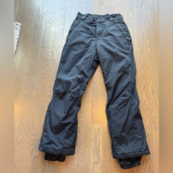 Columbia Vertex Womens Snow Pants Black Fleece Lined Pockets Skiing Snowboard L - Picture 5 of 9